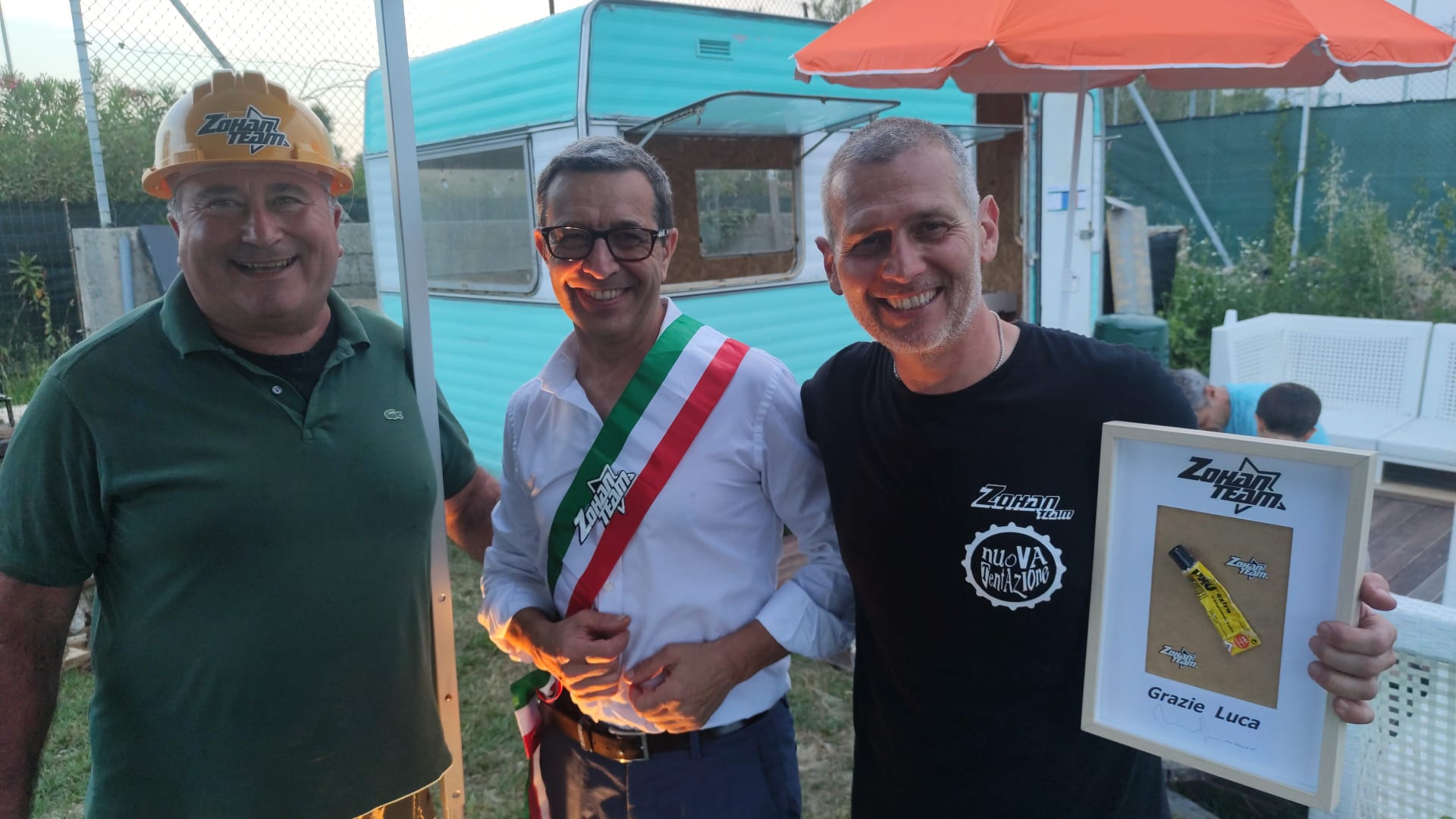 Evento sociale, inaugurazione bike park Zohan