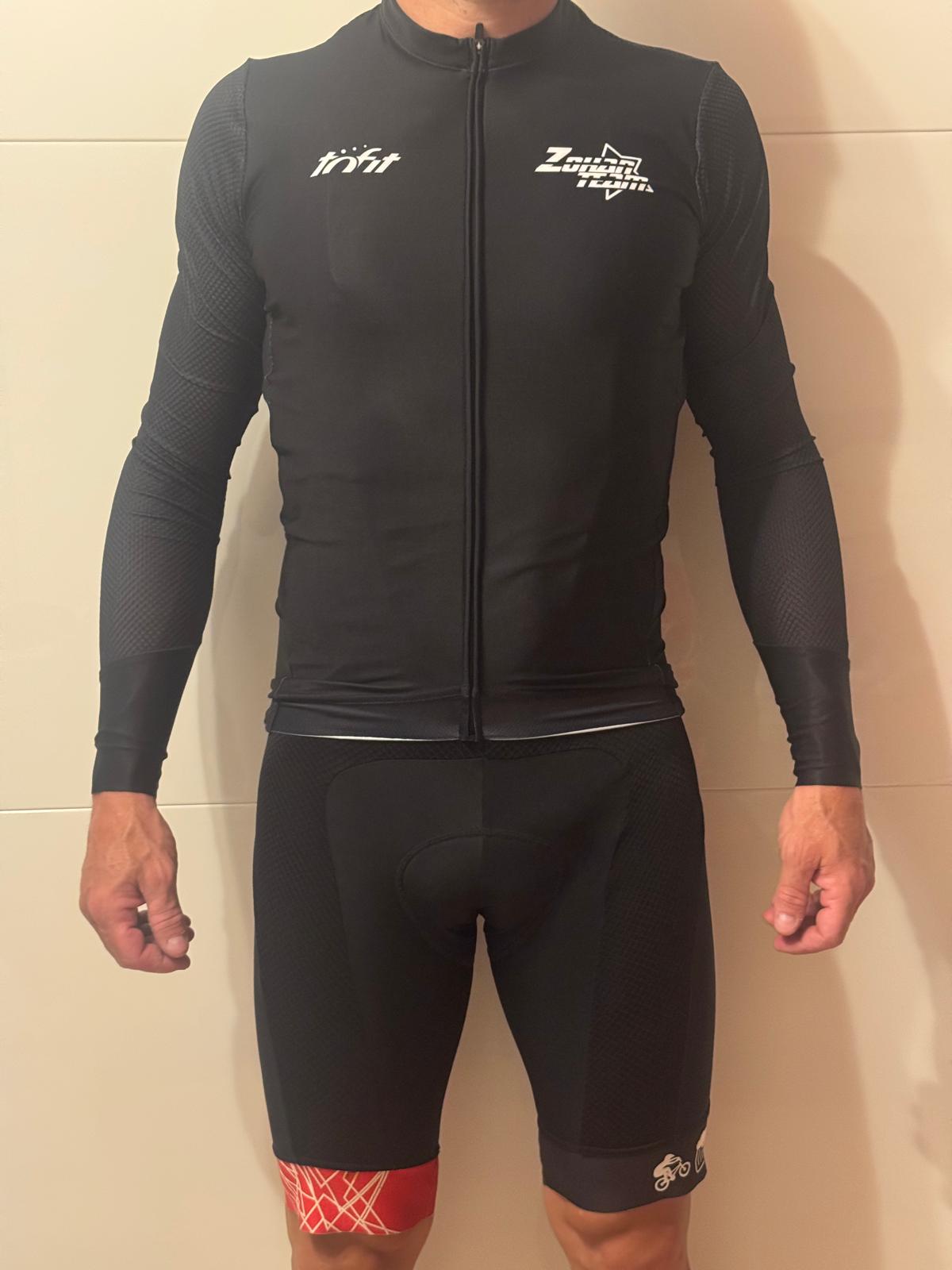 Maglia manica lungha ciclismo — fronte